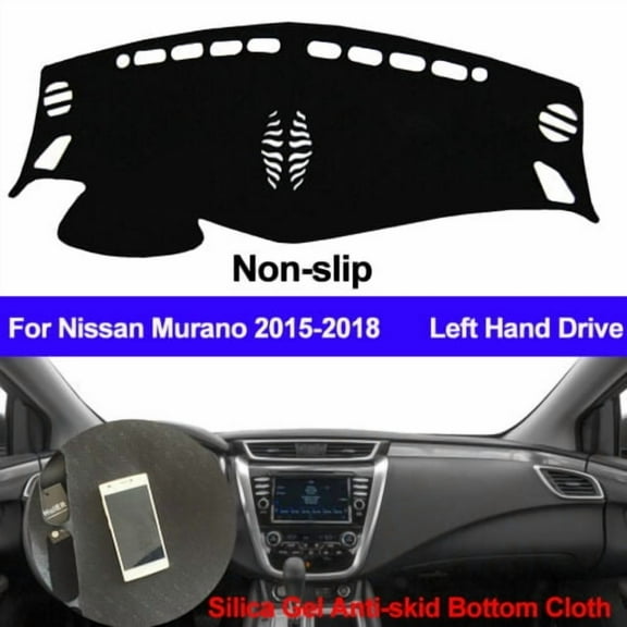 Dashboard Cover Pad Carpet Protector For Nissan Murano 2015 2016 2017 2018 Dashboard Cover Dash Mat Dashmat Non-Slip
