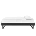 thumbnail image 5 of Platform Bed Frame, Full Size, Wood, Black, Modern Contemporary Urban Design, Bedroom Master Guest Suite, 5 of 7