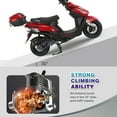 thumbnail image 6 of Motorsports 50 cc Scooter Street Motorcycle Gas Moped 50 cc Adult Bike with 12 inch Aluminum Wheels, Assembled in US, Deliver to Use,Red, 6 of 9