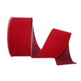 thumbnail image 1 of Reliant Ribbon 92270W-908-10K Value Velvet Wired Edge Ribbon - Scarlet - 4 in. x 50 yards, 1 of 1
