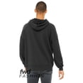 thumbnail image 2 of BELLA + CANVAS - Fast Fashion Unisex Raw Seam Hoodie - Color - Dark Grey - Size - XS, 2 of 3