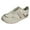 White, variant on Fesfesfes Gym Shoes for Women Round ThickendSole Low Top Stitching Outdoor Sports Lace-up Comfortable Casual Shoes US:6(37)