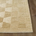 thumbnail image 3 of Beautiful Tufted Beige Geometric Stripe Indoor Area Rug by Drew Barrymore, 5' x 7', 3 of 5