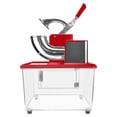 thumbnail image 2 of Electric Ice Crusher Machine, 250W Dual Blade Slushie Maker with 39L Bin, Heavy-Duty for Commercial Use (Red) by Great Northern Popcorn, 2 of 11