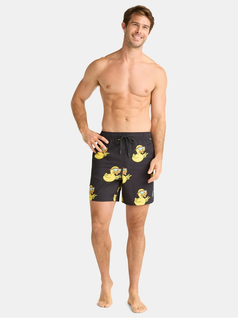 Neff Men's & Big Men's Graphic Swim Trunks, Sizes S-3XL - Walmart.com