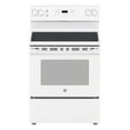 thumbnail image 1 of Cuisinière Électrique Autoportante à Dessus Lisse 30 Po Blanc GE - JCBS630DKWW, 1 of 8