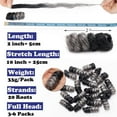 thumbnail image 5 of SEGO Afro Kinky Hair Extensions Jamaican Bounce Crochet Braiding Hair Wand Curl Crochet Braids Extensions Synthetic Hair, 5 of 8