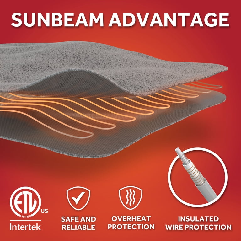 Sunbeam Heated Wearable Throw Blanket, Buffalo Plaid photo 5