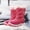 Fuchsia, variant on DREAM PAIRS Boys Girls Mid Calf Slip Resistant Faux Fur Lined Knee High Winter Snow Boots