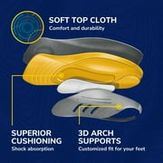 Dr. Scholl’s® Custom Fit® Foot Orthotics 3/4 Length Inserts, CF 120, All-Day Pain Relief for Feet