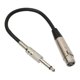 thumbnail image 1 of Cable De Micrófono Esté Conector De 3 Clavijas A Conector De 1/4 '' Y 6.35 Mm 3m, 1 of 7