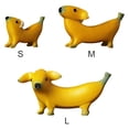 thumbnail image 4 of Banana Dog Statue Creative Banana Puppy Resin Ornament For Home Office Decor,Dog Lover Gifts, 4 of 9