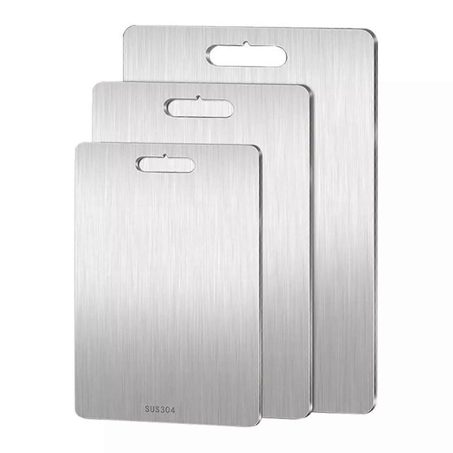 Titanium Alloy Cutting Board Double Sided Titanium Alloy Kitchen Chopping Board