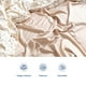 thumbnail image 3 of Juego de Sábanas de Bambú Luuna, Matrimonial, Sábanas de Cama Frescas y Suaves beige, 3 of 8