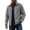 Gray, variant on Jackets for Men Casual Zip Up Lapel Long Sleeve Regular Fit Weekend Wear Jacket