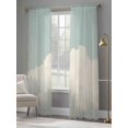 thumbnail image 4 of Blue Grey Cloudy Sky Sheer Curtains for Living Room Bedroom Modern Vintage Nature Scenery Sheer Curtains 96 Inch Long 2 Panels Set Light Filtering Curtain Window Treatments Drapes for Dining Room, 4 of 6