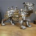 thumbnail image 2 of ZHaobin Mechanical punk dog animal statues,industrial Gothic steampunk standing dog decorations,creative punk office bookshelf decoratio (Mechanical Snail), 2 of 7