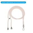 thumbnail image 2 of Phone Lanyard Crossbody Adjustable Neck Lanyard with Transparent Lanyard Patch for Smartphone Pink White 1 Pcs, 2 of 5