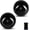 Black/1.57 Inch, variant on 2Pcs Baoding Balls, Baoding Balls for Hand Therapy, Chinese Health Exercise Massage Balls with Carry Pouch for Stress Relief Meditation Ball(Misty-Gray/1.57 inch)