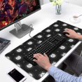 thumbnail image 2 of Long Mouse Pads for Desk,Black White Cat Moon Star Pattern Desk Mats on Top Of Desks, Desk Mouse Pad Extra Large with 3mm Non-Slip Base and Stitched Edge for Gaming,Office,Work,Home 31.5"x15.7", 2 of 6