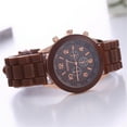 thumbnail image 1 of Reloj redondo para mujer de color caramelo con tres ojos de silicona a la moda Wmkox8yii gfajkfgbkjabf1172, 1 of 1