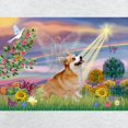 thumbnail image 3 of CafePress - Cloud Angel Welsh Corgi Sweatshirt - Crew Neck Sweatshirt, 3 of 4