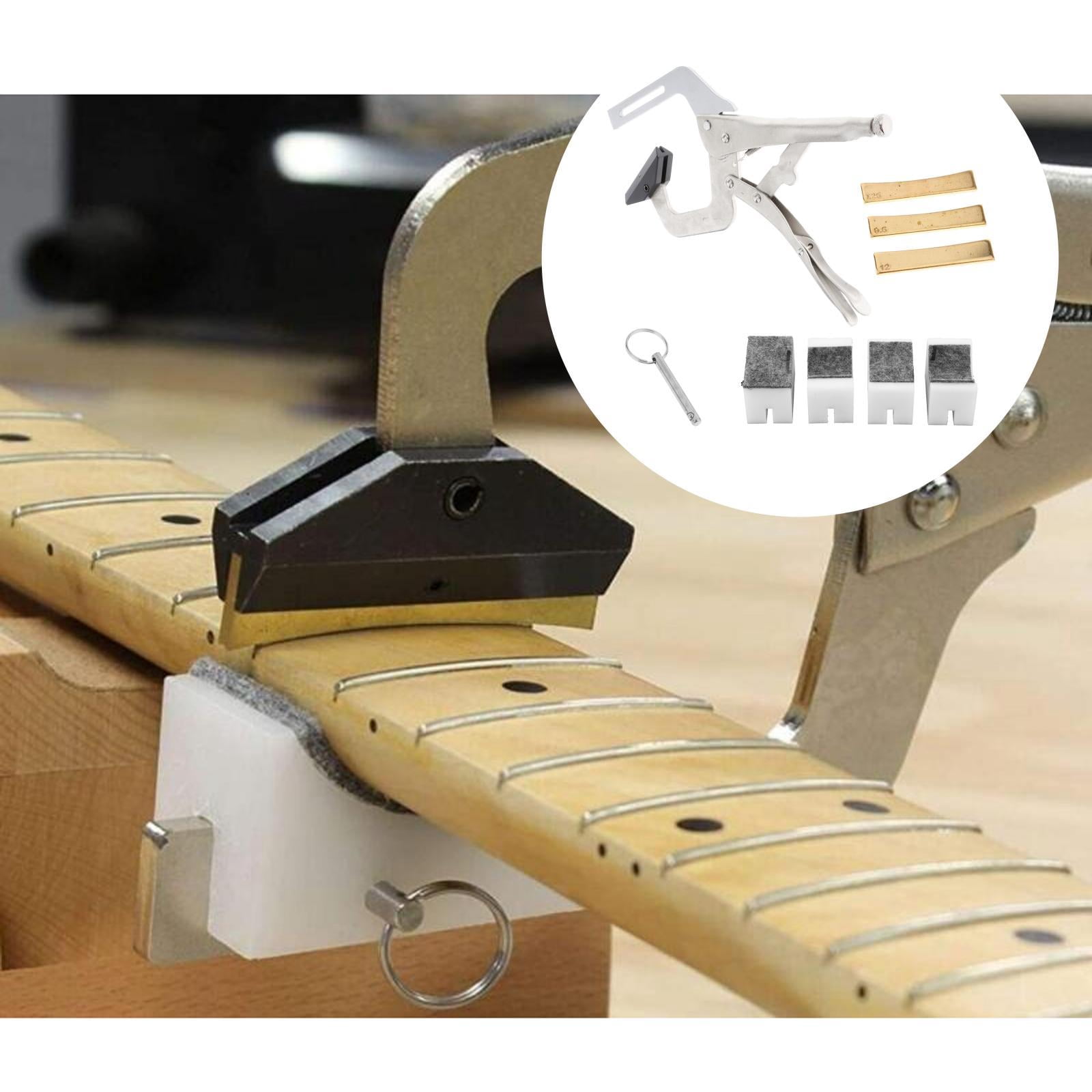 LeeQinersw Fingerboard Fret Press Insert Tool 7.25/9.5/12 Fret Inserts for Electric Guitar