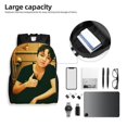 thumbnail image 2 of Dimash Kudaibergen Laptop Backpack Shoulders DaypackBag Work Travel Classic Unisex Backpack, 2 of 3