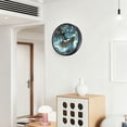 thumbnail image 6 of Voice Activated Clock with Glow Light 12 Inch Large Silent Wall Clock Battery Operated for Home Decor Angry Sea Monster, 6 of 8