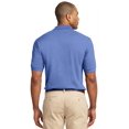 thumbnail image 2 of Port Authority Tall Pique Knit Polo (TLK420) Blueberry, XLT, 2 of 2