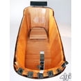 thumbnail image 4 of ALFI brand AB1148 59" Free Standing Wooden Bathtub with Chrome Tub Filler, 4 of 11