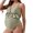 Green, variant on FcBaudy Womens Swimsuits One Piece Swimsuit Women Maternity Swimsuit Ribbed One Piece Ruffle Sleeve Bathing Suit Ruched Cut-Out Tie Knot Pregnancy Swimwear swimwear clothings