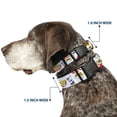 thumbnail image 2 of MTV Pet Collar, Dog Collar Plastic Buckle, Beavis and Butt-Head Burger World Icons Collage White, 11 to 16.5 Inches 1.0 Inch Wide, 2 of 8