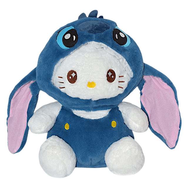 MUÑECO DE PELUCHE HELLO KITTY DISFRAZADA DE STITCH
