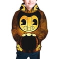 thumbnail image 2 of Youth Bendy And The Ink Machine Hoodies 3d Print Pullover Hooded Sweatshirt With Pocket For Boys Girls, 2 of 7