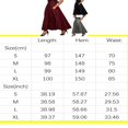 thumbnail image 4 of Jupes Longues Plissées Taille Haute pour Femmes Jupe Évasée Robe en Satin, 4 of 6