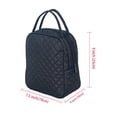 thumbnail image 4 of Bolsa Térmica Jula Vance de Tela Acolchada, Aislante y Lavable, Color Negro, 4 of 9