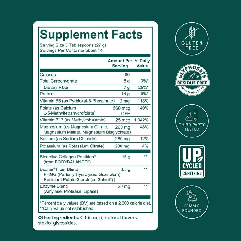 does bioma have glp 1 Bio.me GLP-1 Support Multi-Benefit Powder for Gut & Full Body Wellness,  Raspberry – 14 Servings (13.3 oz)