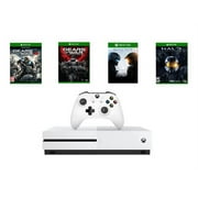 Microsoft Xbox One S - Gears of War and Halo Special Edition Bundle - game console - 4K - HDR - 500 GB HDD - white