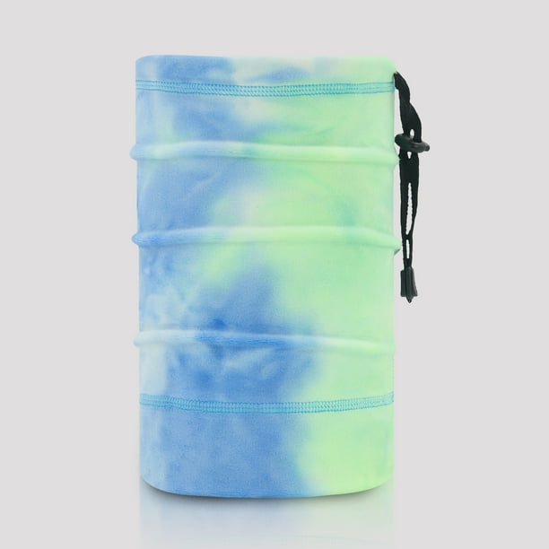 Polaina para el cuello Tie-dye ajustable térmico para la cara bufanda pasamontañas capucha calentado Abanopi Polaina de cuello