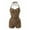 Brown, variant on One-Piece Swimsuit for Womens White Polka Dot Pattern Halter Neck Swimwear