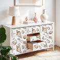 thumbnail image 5 of Peel and Stick Wallpaper Hand drawn Seashells Starfish Vintage Style 17.7in x 118in Contact Paper Removable Self Adhesive Wall Mural Wall Decor for Bedroom Kitchen Cabinets, 5 of 8