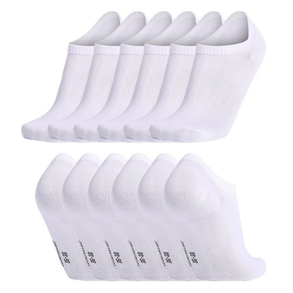 6pcs adult men's and women's thin short tube socks sweat-absorbing breathable running leisure cotton socks sports socks