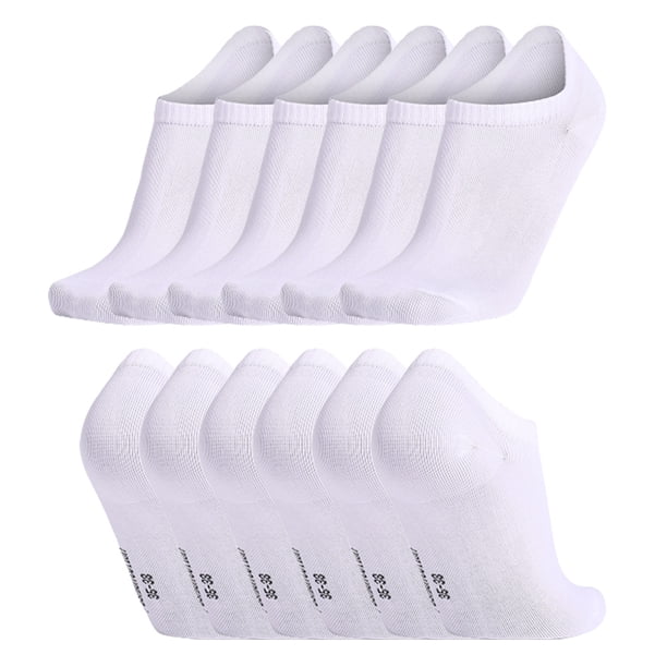 6 pares de calcetines finos y cortos de tubo para hombres y mujeres adultos, que absorben el sudor, transpirables, para correr, ocio, calcetines de algodón, calcetines deportivos