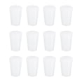 thumbnail image 1 of Uxcell 12 Pcs Tapones de Goma Sólida de Silicona Blanca, Tapones Cónicos para Fregaderos, Diámetro de 11 mm a 15 mm, 1 of 6