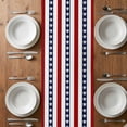 thumbnail image 6 of Coastal Turtle Table Runner - 36 Inch Long, Kitchen Dining Table Runner Dresser Scarves, Red Stripe Black White Geometric Ocean Farmhouse Decor for Coffee Tables Wedding Party Banquet, 6 of 8