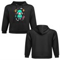 thumbnail image 2 of Sudadera con capucha de dibujos animados de ovejas oscuras, dulce y fresca, algodón agradable para la piel, estilo unisex., 2 of 5