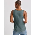 thumbnail image 4 of Hanes Originals Women's Tri-Blend Tank Cactus Heather XS, 4 of 5