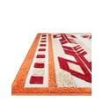 thumbnail image 6 of Unique Loom Outdoor Modern Collection Area Rug - Albuquerque (6' x 9' Rectangle Burgundy/Beige), 6 of 7