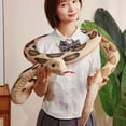 thumbnail image 3 of Plush Snake Stuffed Animal Toy, Soft Long Snake Dolls Plushie Hugger Toy for Boys  Girls Gifts for Kids Halloween Birthday Christmas Gift Home Decor, 3 of 5